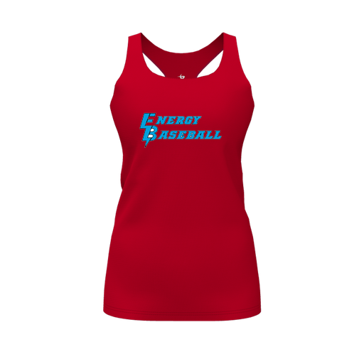 [FT0TRBRD-FYS-LOGO2] Decker Racerback Tank Top (Female Youth S, Red, Logo 2)