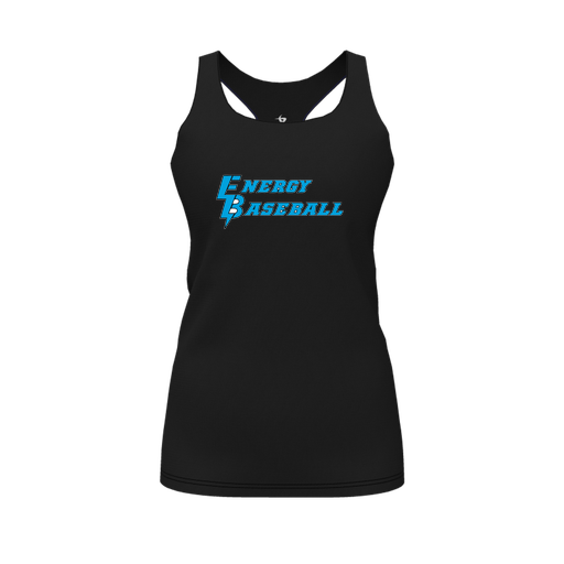 [FT0TRBBK-FYS-LOGO2] Decker Racerback Tank Top (Female Youth S, Black, Logo 2)