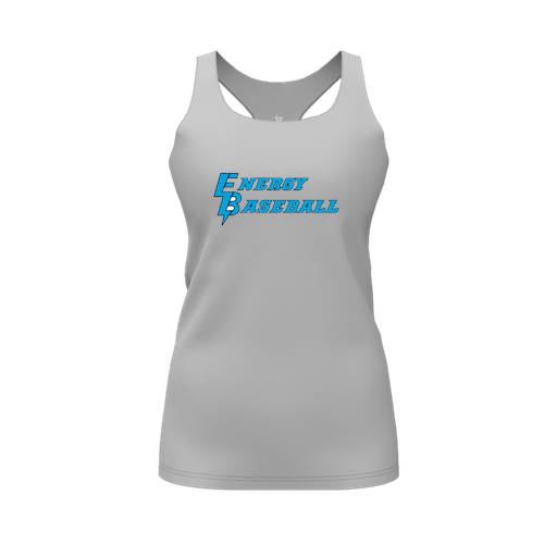 [FT0TRBGY-FYS-LOGO2] Decker Racerback Tank Top (Female Youth S, Gray, Logo 2)