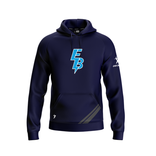 [FOLHSMNV-YXS-LOGO1] Decker Summit Hoodie (Youth XS, Navy, Logo 1)