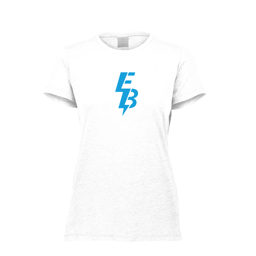 [FTSCUBWH-FAXS-LOGO1] Decker Women's Tri-Blend T-Shirt - Short Sleeve (Female Adult XS, White, Logo 1)