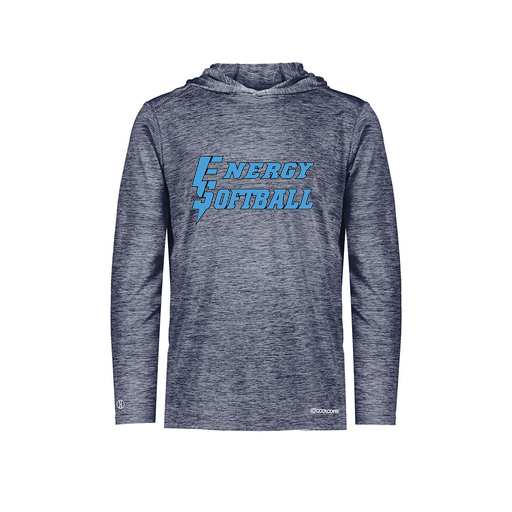 [FOLHCGNV-AS-LOGO3] Decker Men's Charge Hoodie (Adult S, Navy, Logo 3)