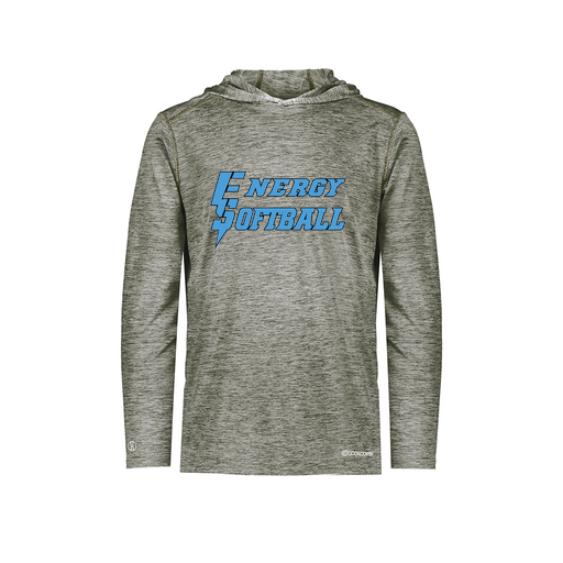 [FOLHCGGY-YS-LOGO3] Decker Youth Charge Hoodie (Youth S, Gray, Logo 3)