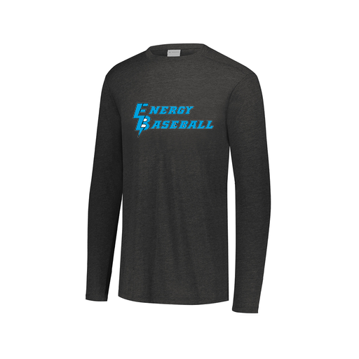 [FTLCUBBK-AXS-LOGO2] Decker Men's Tri-Blend T-Shirt - Long Sleeve (Adult XS, Black, Logo 2)