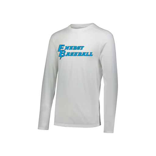 [FTLCUBWH-YS-LOGO2] Decker Youth Tri-Blend T-Shirt - Long Sleeve (Youth S, White, Logo 2)